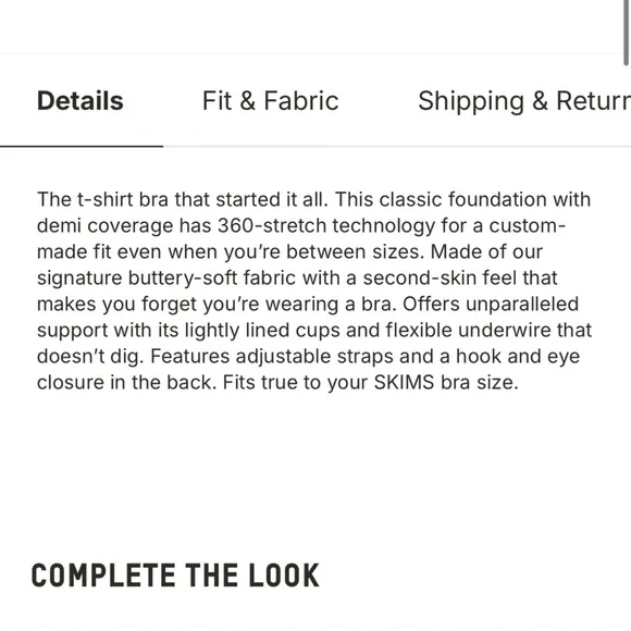 NWT SKIMS T-Shirt Bra Bundle (original and plunge) 32D - Picture 11 of 11